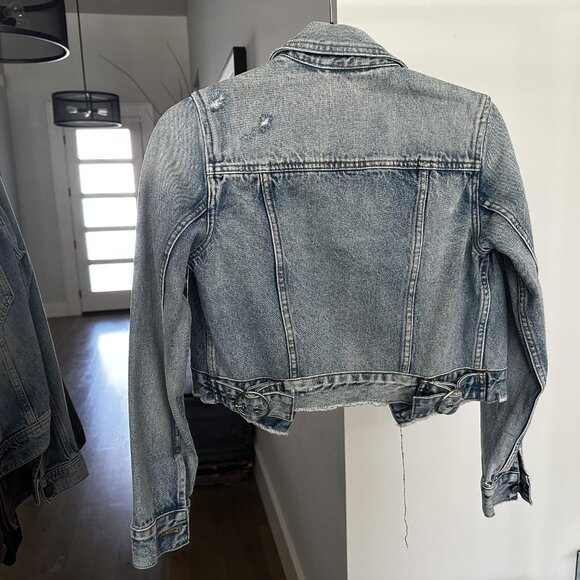 All Saints Denim Jacket Size Extra Small (Worn on the set of Good Girls) - Picture 3 of 5
